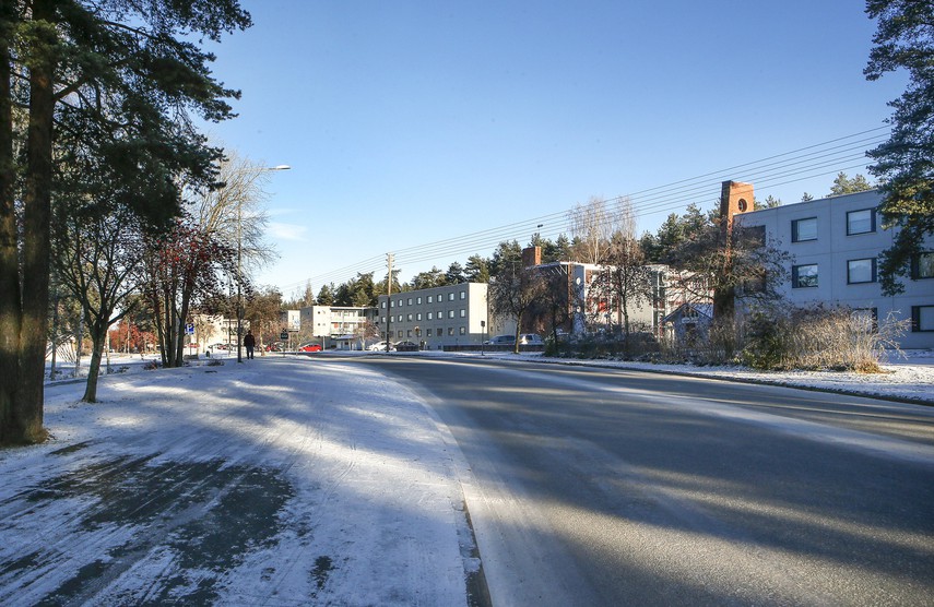 Mikkelin Raviradantien varressa sijaitsee oppilaitoksia ja opiskelija-asuntoja. Kuva Länsi-Savo.
