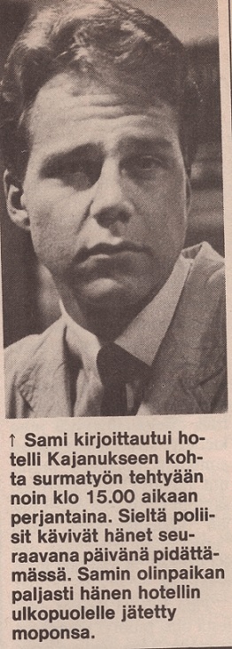Kuva ja teksti Alibi 1/1987.