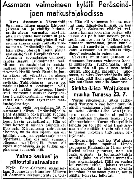 Helsingin Sanomat 13.10.1963.