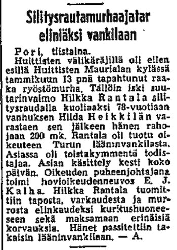 HS 15.02.1956 Hilda Heikkilä Huittinen  13.01.1956.jpg