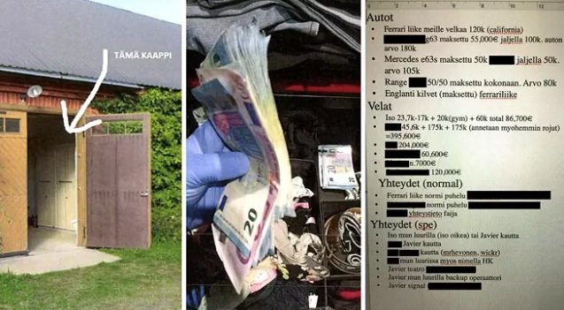 Ranta-ahon siskon rahanpesusyyte koskee varsinaisesti sitä, että hän olisi neljällä eri kerralla ottanut vastaan rikoksella hankittuja varoja. Kuva: Poliisi