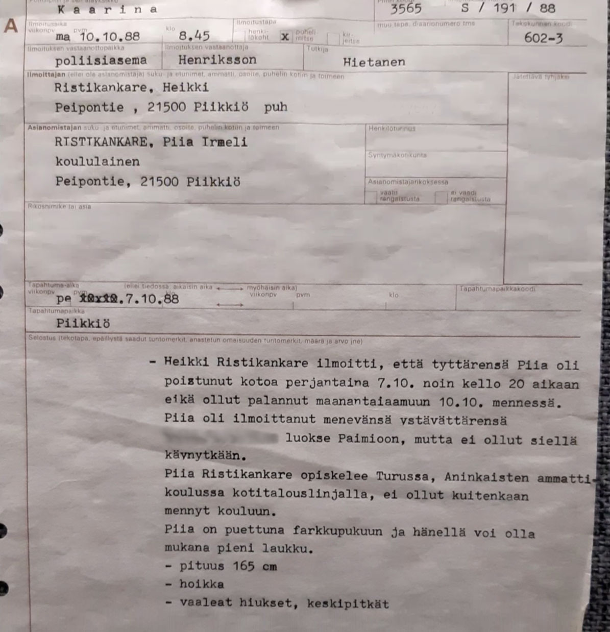 Katoamisilmoitus Ristikankare.jpg
