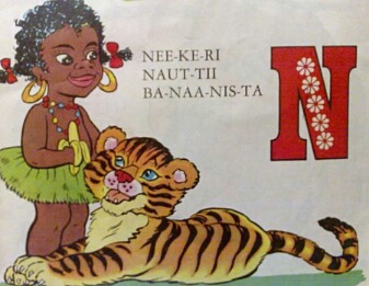 Aapisesta poimittua - Neekeri-nauttii-banaanista.jpg