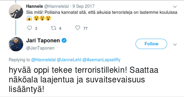 poliisi ei suojele
