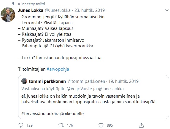 Kiinnitetty twiitti