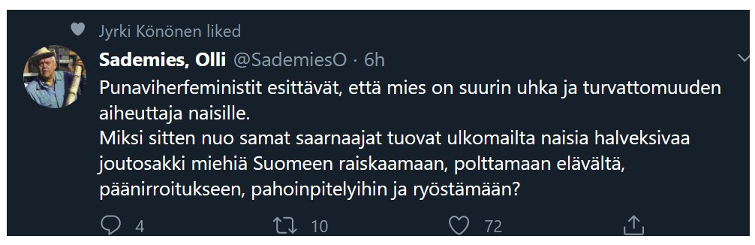 Ei tarvi keksiä vastausta itse. Sademies hoitaa homman.