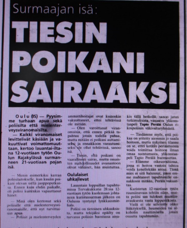 Uutinen elokuulta 1986