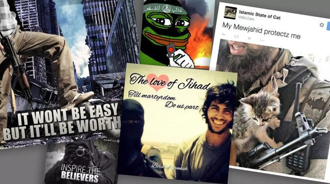 Internetistä löytyy runsaasti erilaista Isis-propagandakuvastoa.­