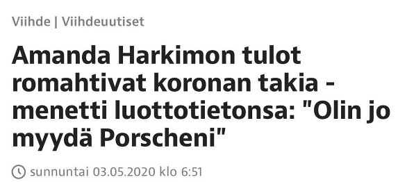 Amandalla meinas tulla hätä