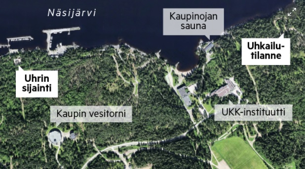 Tampereen Kaupissa tapahtui tiistaina väkivallanteko. Tieto uhrin sijainnista perustuu Aamulehden haastatteleman silminnäkijän kertomaan. Hänen mukaansa uhri noudettiin ambulanssin kyytiin läheltä venepaikkoja.HANNU MÄNTTÄRI / AAMULEHTI