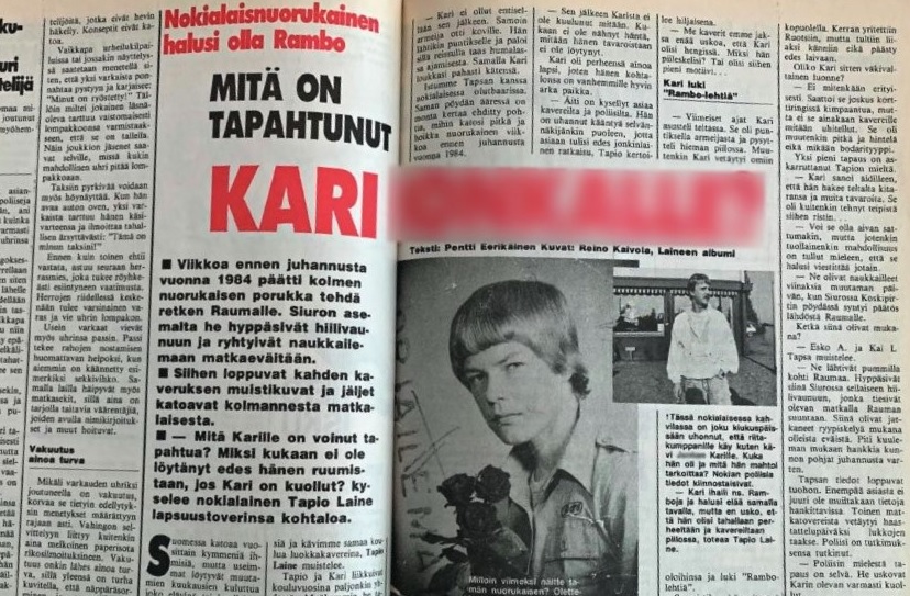 Alibissa vuodelta 1989 kysellään mihin Kari katosi?