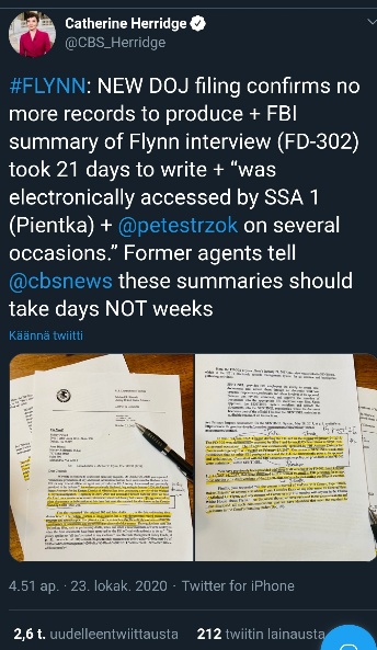 Ex-agentit ihmettelevät kuinka hitaasti fbi tuotti tiivistelmät Flynn - haastattelusta.jpg