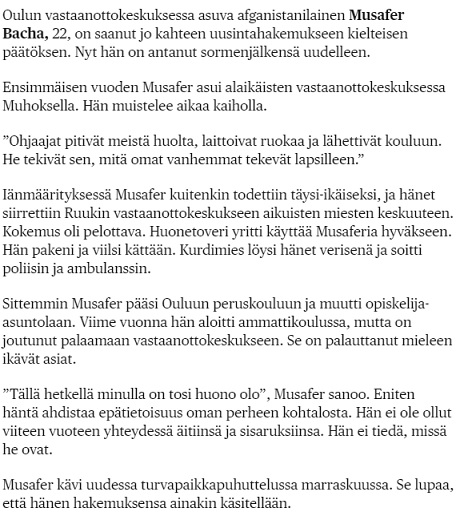 Teksti HS Kuukausiliite 12/2020.