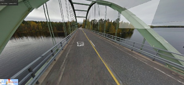 Liekö tämä se silta mistä Rämäsen ruumis pudotettiin? Kuva googlemaps