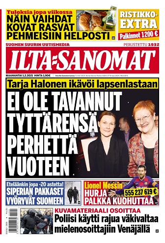 Ilta-Sanomat 2021-02-01 Tarja Halonen.jpg