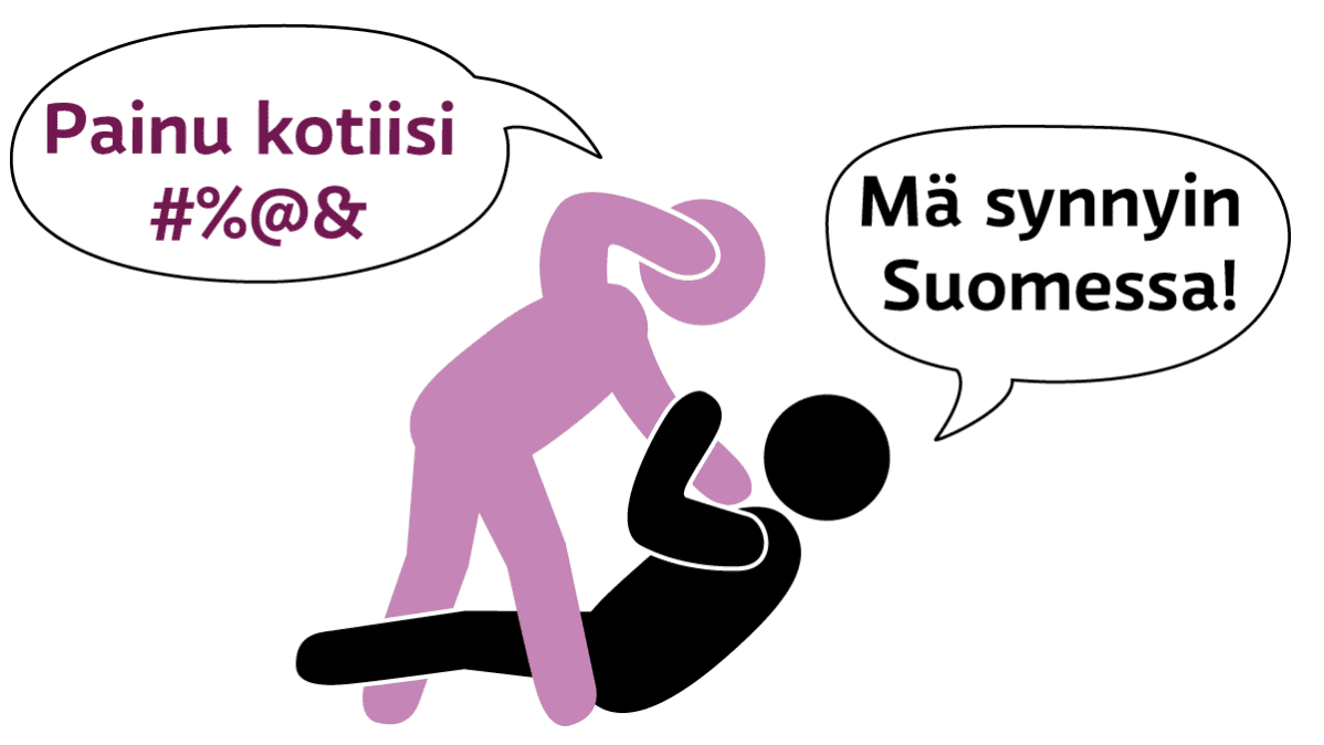 Valkoiset ja rasistiset suomalaismiehet ovat ylen mukaan usein ulkomaalaisten pahoinpitelyiden takana.