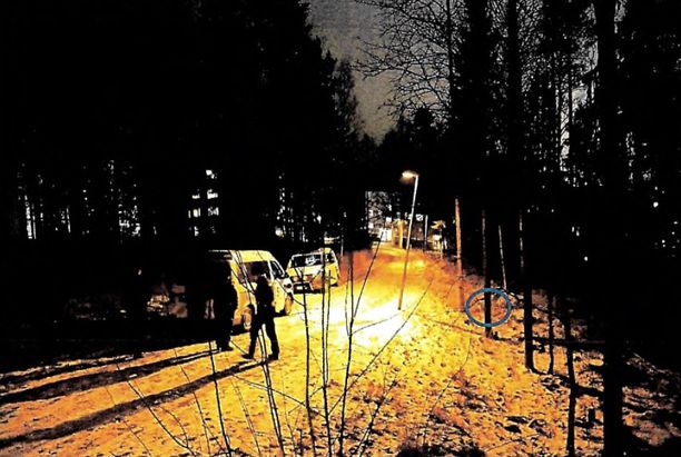 Linkin jutusta kuva löytöpaikasta