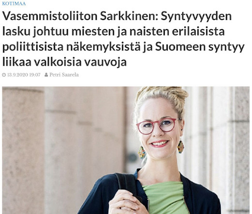 Ai liikaa vai, Sarkkinen?