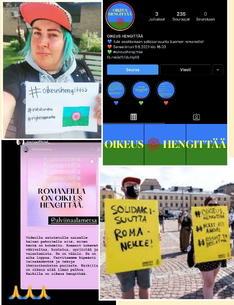 Romanien kuuluu saada hengittää, vaativat rotuaktivistit hassunvärisine hiuksineen.jpg