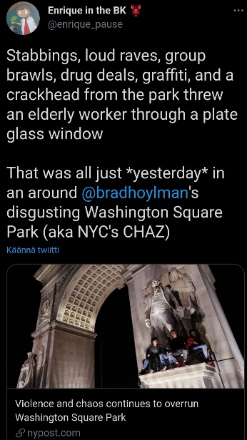 NYC:n oma "CHAZ", autonominen alue.