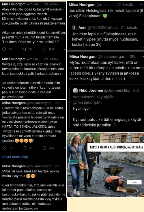 Nämä kaikki melkein yhteen putkeen...