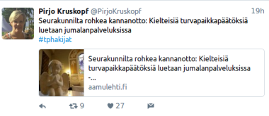 Palautuslentoja valvova viranomainen Pirjo Kruskopf on viestii aktiivisesti matujen puolesta - työ ei vaatine puolueettomuutta.png