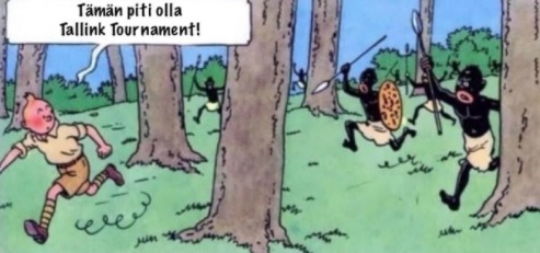 Tintti Afrikassa by twitter Heikki Ketola