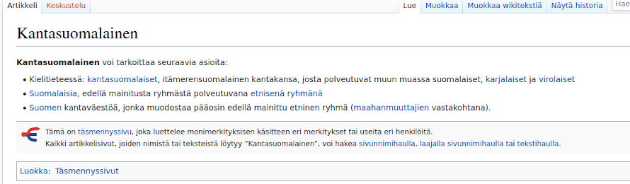 Kantasuomalaiset ovat olemassa