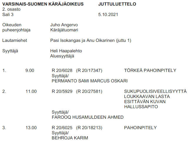 Lapsenraiskaukset mielessä.