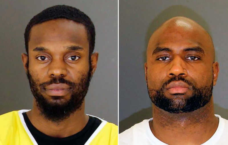 Poliisin ampumisesta kiinniotetut Travon Shaw, 32v ja Elliott Knox, 31v .jpg