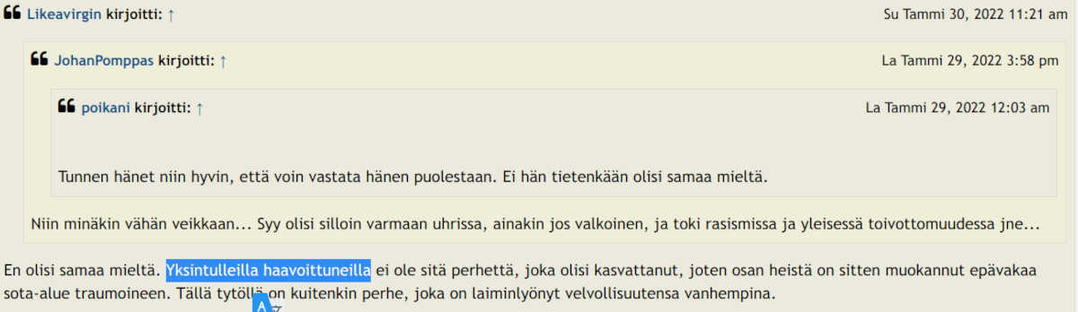Yksintulleet haavoittuneet ja kasvatusvelvollisuutensa laiminlyövät vanhemmat.jpg