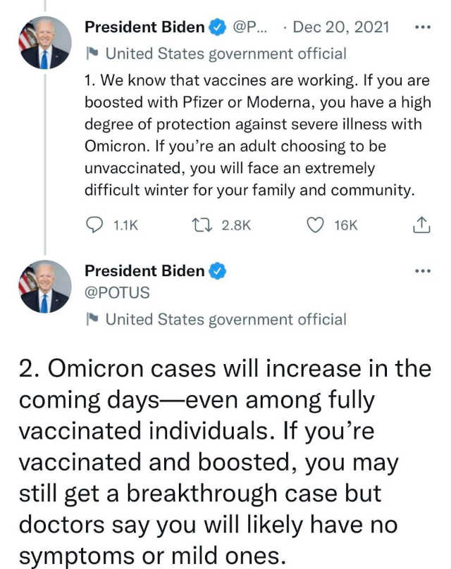 Joe Bidenin mukaan ns. rokotetut ovat turvassa,twitter  201221.jpg