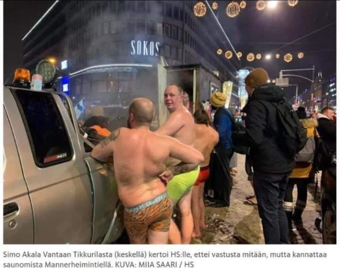 pojat saunoo