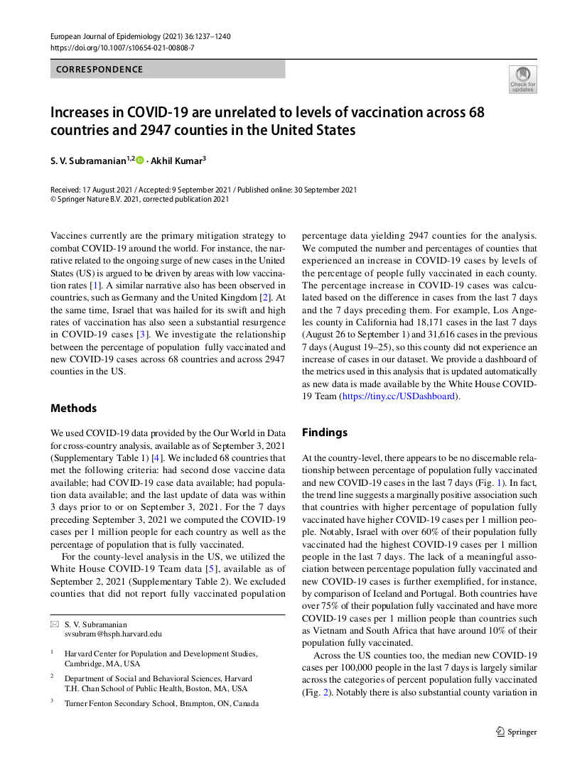 Increases in COVID-19 are unrelated to levels of vaccination across 68 countries and 2947 counties in the United States_HARVARD_TILASTOLLINEN_ANALYYSI_1.jpg