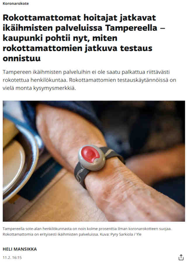 Pakkoverorahoitteinen yle levittää lääketieteellistä misinformaatiota ja lietsoo vihaa terveydestään välittävää kansanosaa kohtaan.jpg