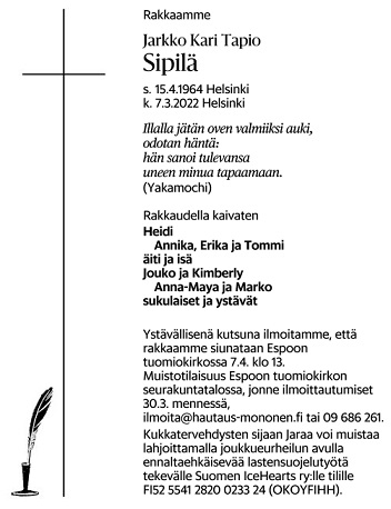 Helsingin Sanomat 20.3.2022.