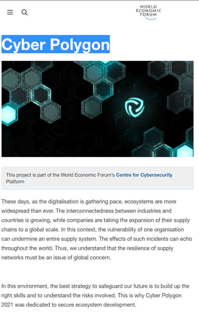 CYBER POLYGON eli sama kuin pandemia 201-harjoitus, mutta cyber-pandemiaharjoitus on vastikään poistunut WEF- sivuilta.jpg