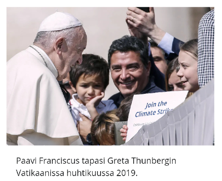Paavi Franciscus on puhunut paljon mm. ilmastonmuutoksen puolesta.jpg