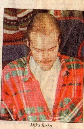 Mika Riska. Kuva HS 12.8.1999