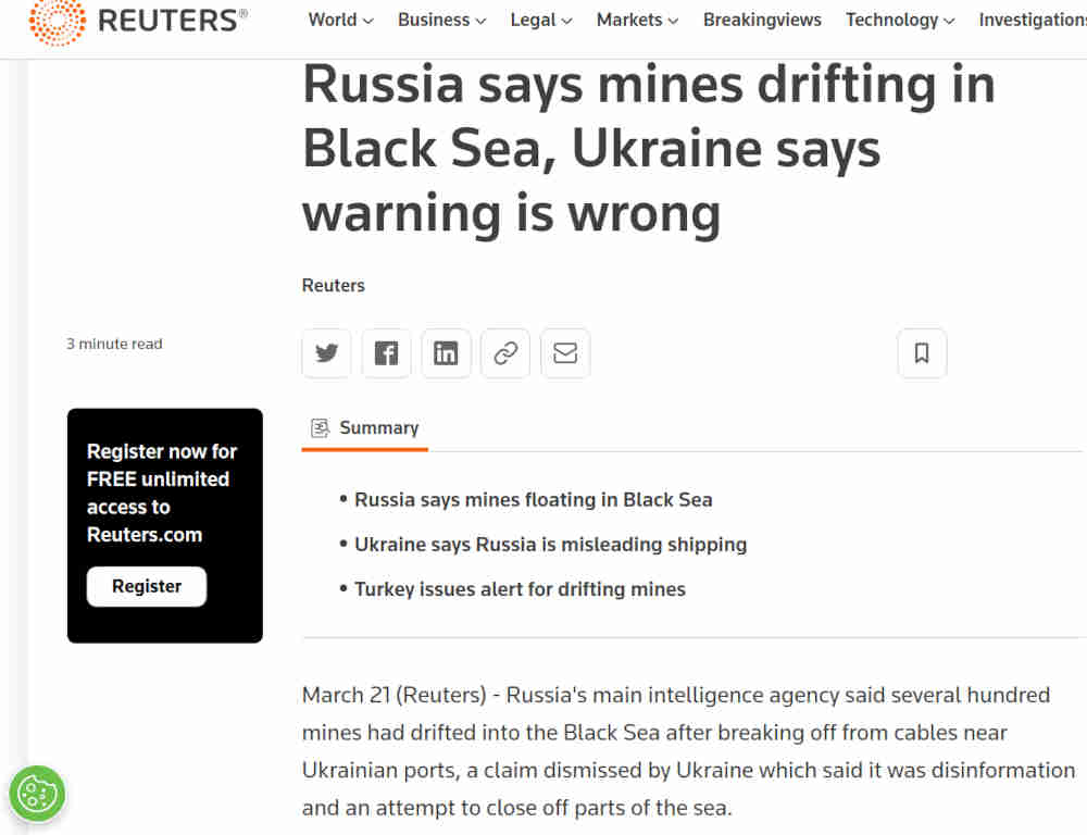 Venäjä varoitti Mustanmeren siellä täällä kelluvista merimiinoista jo aiemmin.jpg