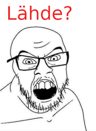 Lähde? Onko lähdettä?