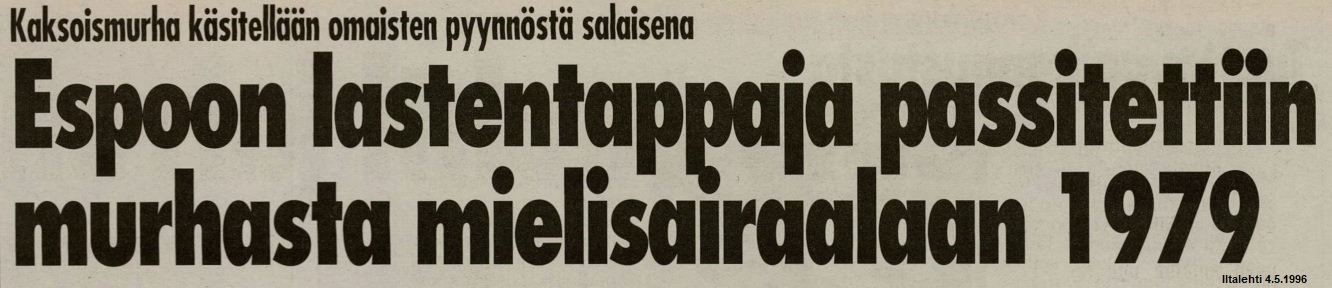 Iltalehti 4.5.1996.