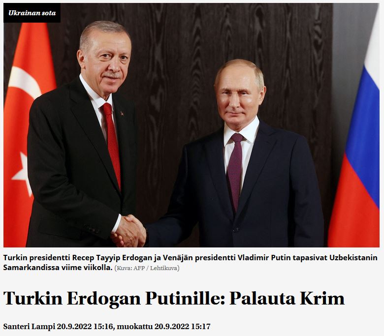 Turkin Erdogan Putinille - palauta Krim.JPG