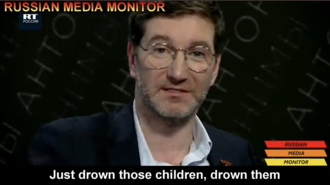 russo-natsi RTn lähetystoiminnanjohtaja haluaa hukuttaa ukrainalaiset lapset.jpg