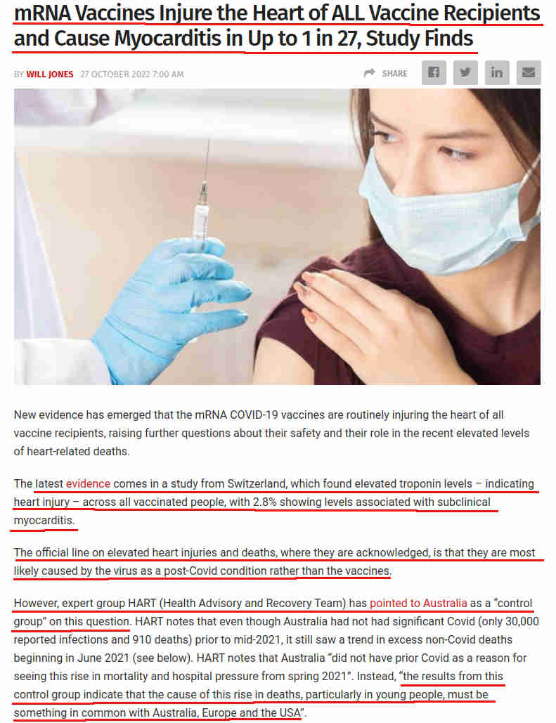 Kaikilla mRNA-injektoiduilla havaitiin koholla olevat troponiinitasot, mika indikoi sydanvauriosta, vajaa 3 prosenttia sai sydanlihastulehduksen.jpg