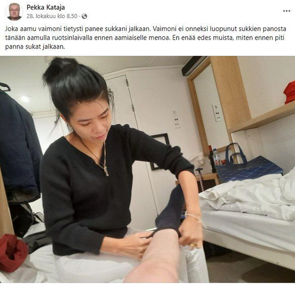 Kun on tarpeeksi läski, tarvitsee orjan Thaimaasta.