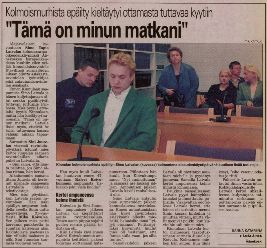 Iltalehti 16.6.2000.
