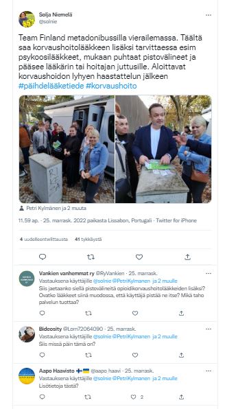 viestintäpalvelu_twitterissä_keskustelua_team_finlandin_päihdelääketiede_korvaushoito_vierailukokemuksista_portugalissa_251120.JPG