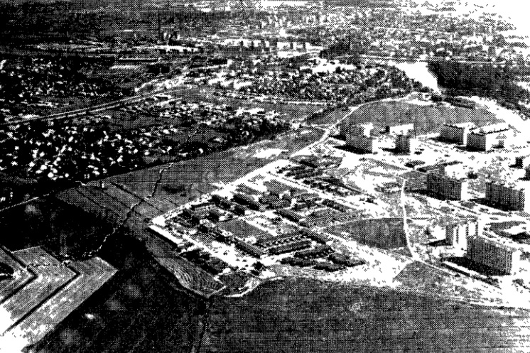 Kuva HS 4.7.1975. Messualue rakentui tänne.
