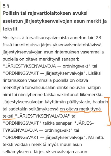 Porajärkkärin asuun liittyvät vaatimukset.jpg